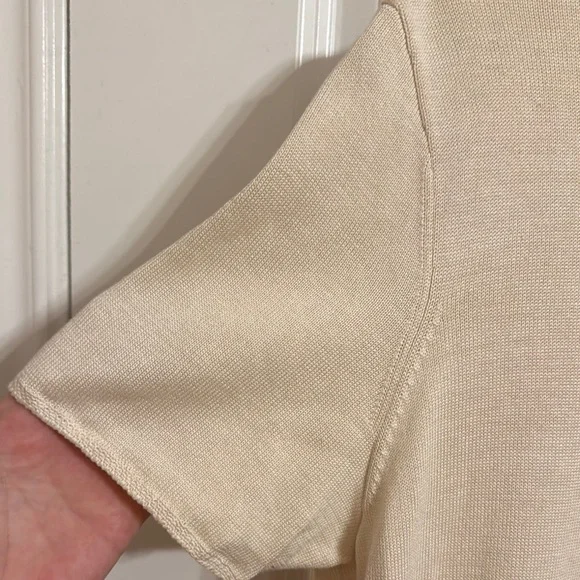 Sequin Dog Graphic Cream Top - Picture 4 of 6